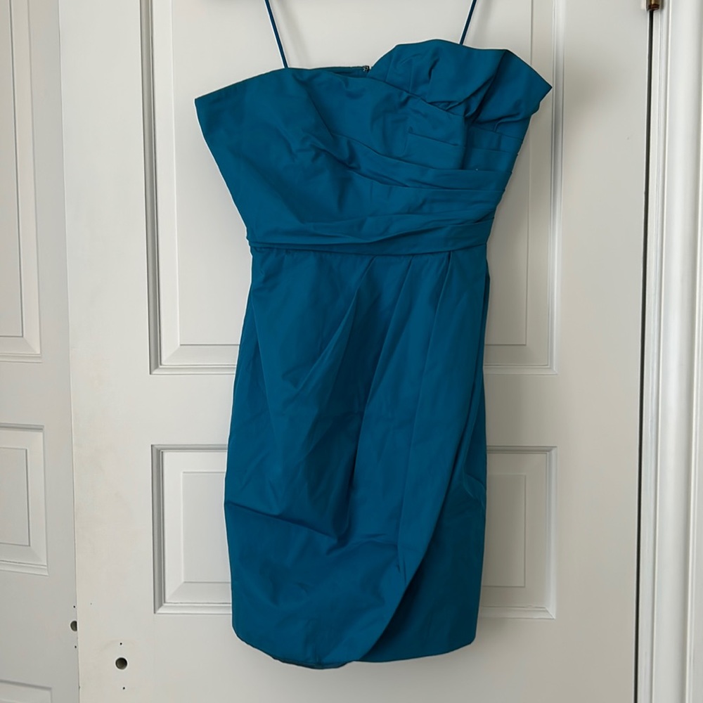 Strapless cocktail dress